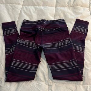 Medium Striped Athleta leggings